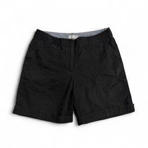 Van Heusen Black Shorts With Pockets